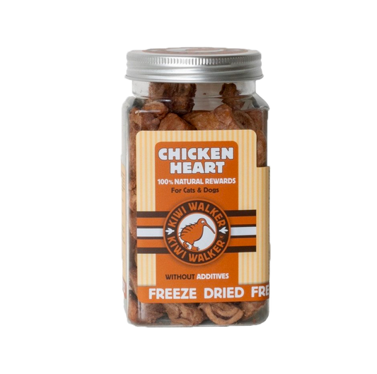 Kiwi Walker 100% coeur de poulet - Friandises d'éducation lyophilisées