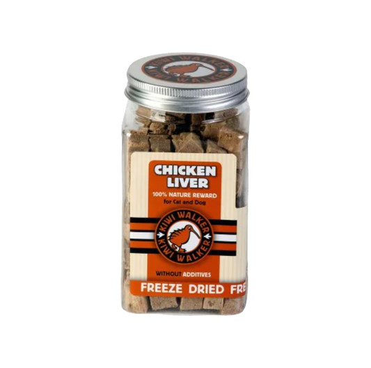 Kiwi Walker 100% foie de poulet - Friandises d'éducation lyophilisées