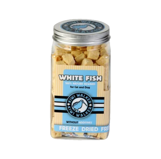 Kiwi Walker 100% poisson blanc - Friandises d'éducation lyophilisées