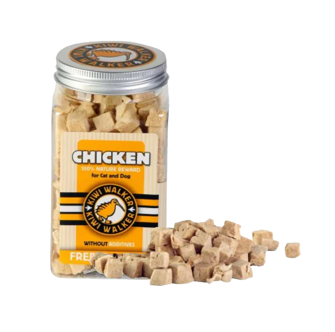 Kiwi Walker 100% poulet - Friandises d'éducation lyophilisées