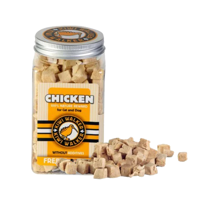 Kiwi Walker 100% poulet - Friandises d'éducation lyophilisées