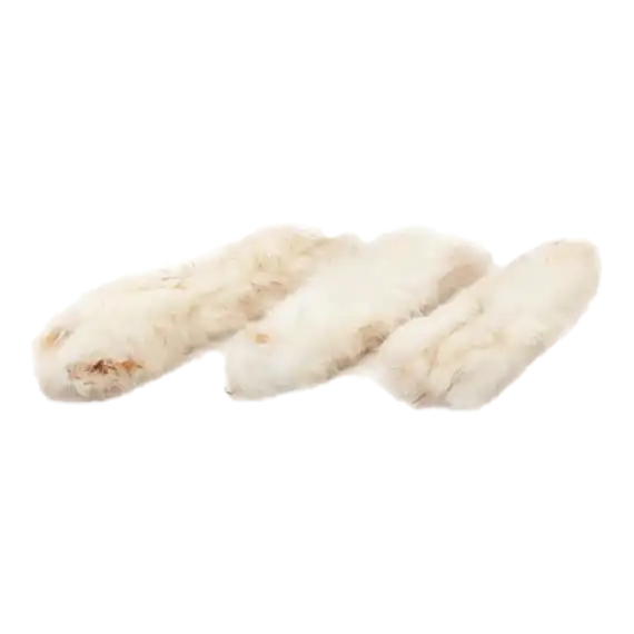 Peaux de lapin sans poils