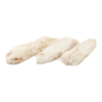 Peaux de lapin sans poils