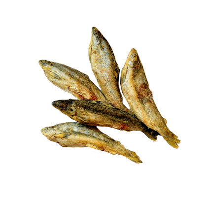Petits saumons lyophilisés